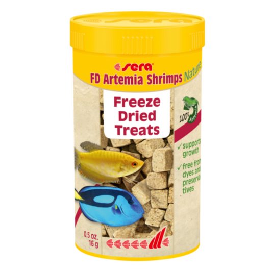 Sera FD Artemia Shrimps 250ML – Natural Freeze-Dried Fish Food
