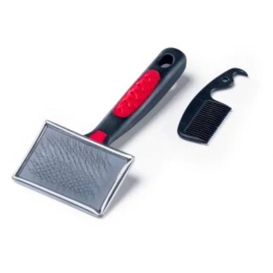 Padovan Small Slicker Brush – Size S, 4x4cm for Delicate Coats