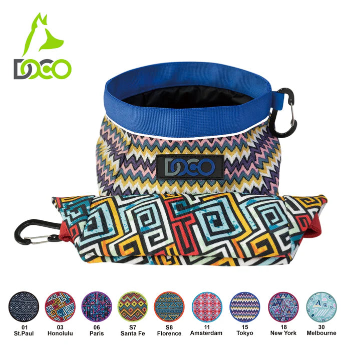 Doco Multifunctional Pet Bowl - Honolulu Design