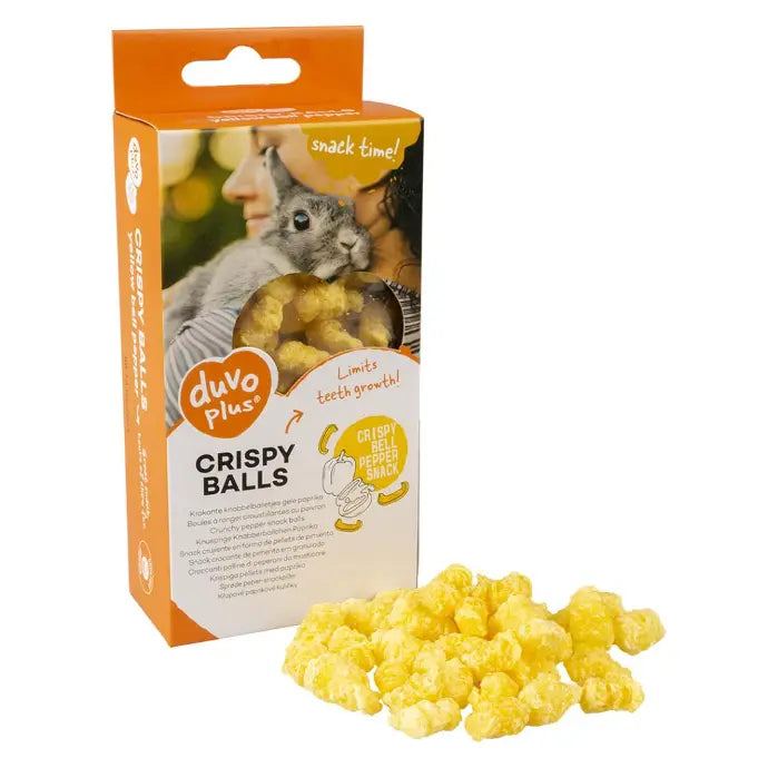 Duvo+ Crispy Chew Balls Yellow Bell Pepper – 50g Yellow Treats
