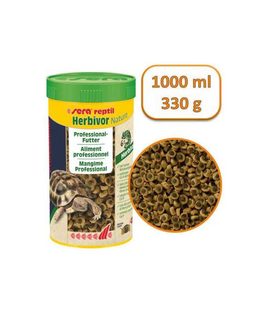 Sera Reptile Herbivor Nature Herbivore Pellets – 1L Turtle Food