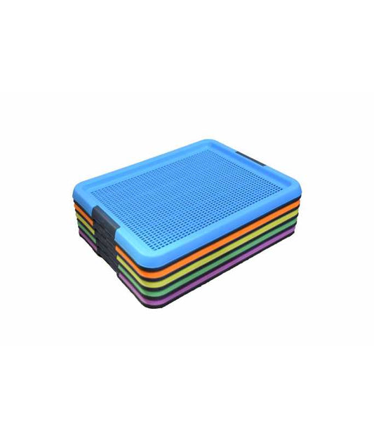 Pet Mode Plastic Pet Toilet – 54x44x4cm Easy-Clean Litter Tray