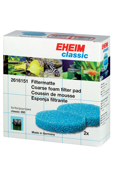 Eheim Coarse Filter Pads – 2pcs for Classic 350 External Filter