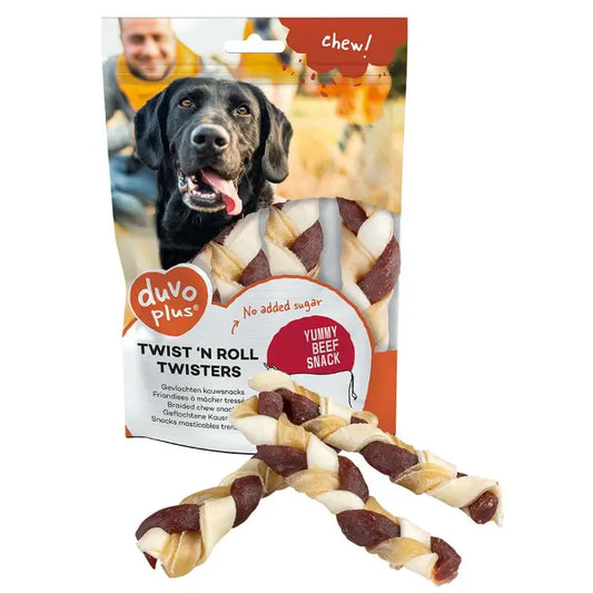 Duvo+ Twist N Roll Beef Twisters – 12.5cm