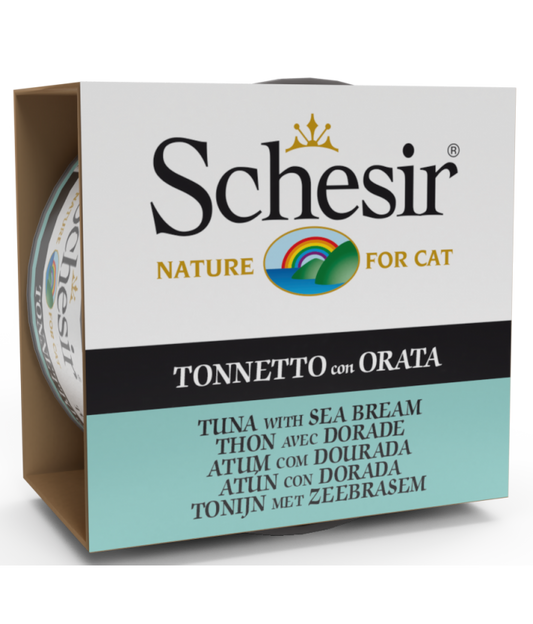 Schesir Cat Wet Food – Tuna & Seabream 85G