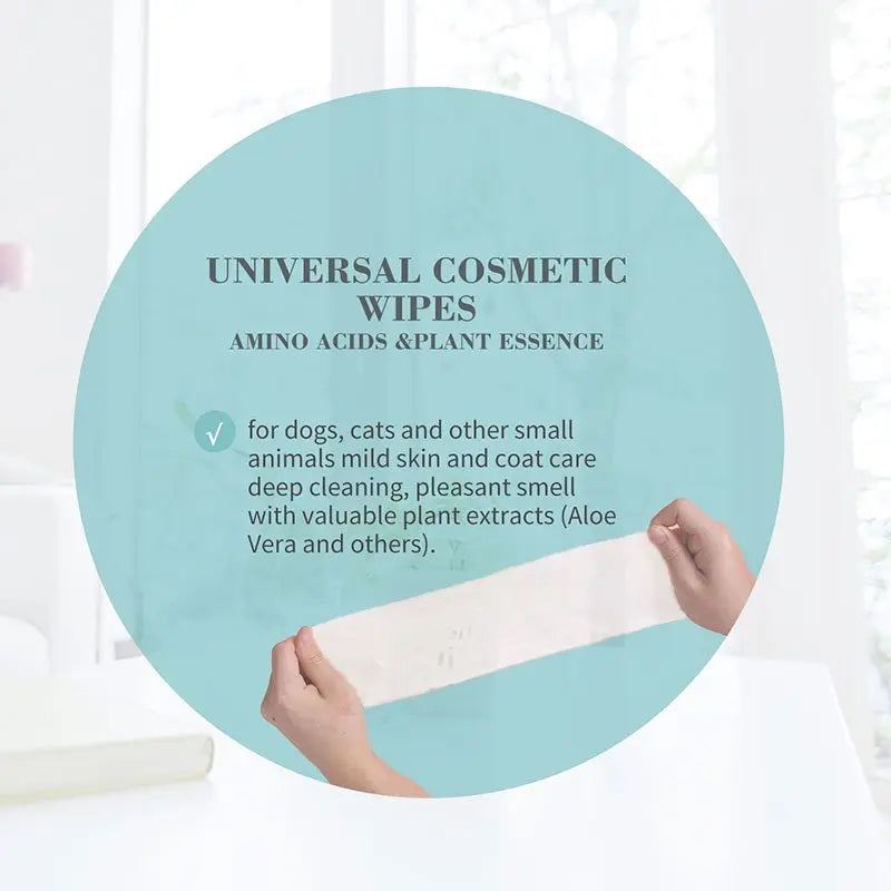 Bioline Universal Pet Wipes  30pcs Gentle Cleaning for Dogs & Cats