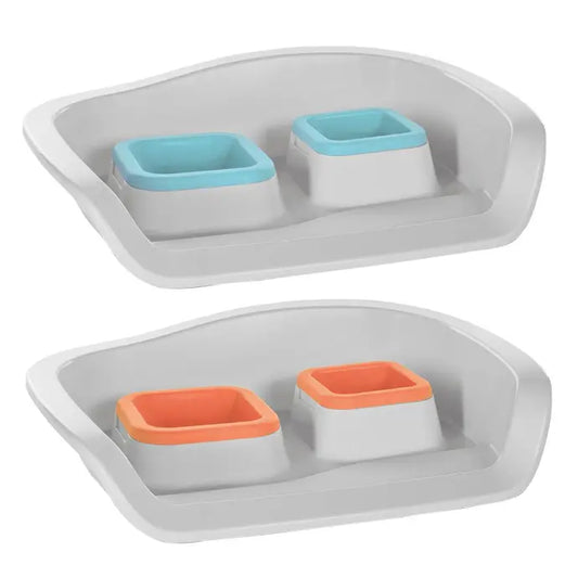 Duvo+ Twice & Nice Pet Dinner Set – 300+400ml, 48x38x12cm
