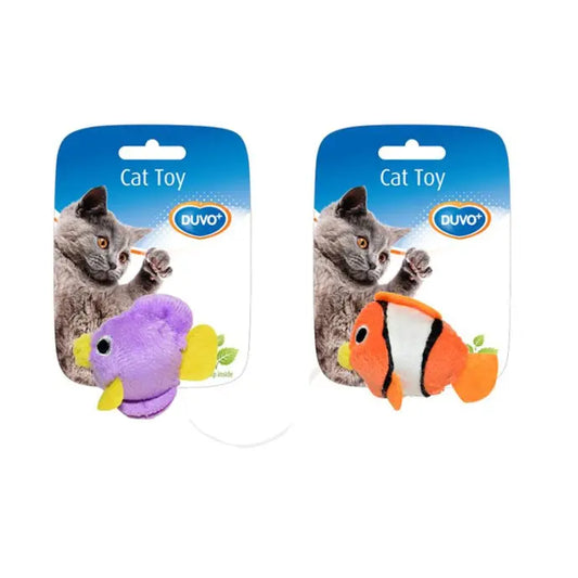 Duvo+ Assortment Fish – Orange/Blue –2Pcs- 7.5 x 9 x 3.5 cm