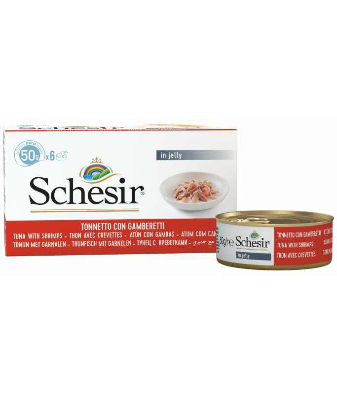 Schesir Cat Wet Food – Tuna & Shrimps