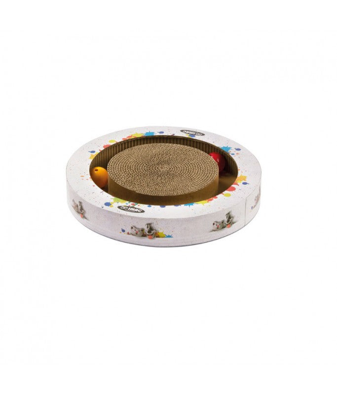 Imac Matisse Cat Scratch Post with Catnip – Durable Sisal Design