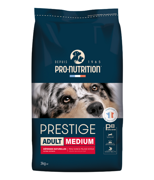 Pro Nutrition Prestige Adult Medium Dry Dog Food 3Kg