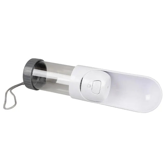 Duvo+ Compact Pet Drinking Bottle – 300ml White Travel Bottle