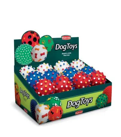 Padovan Thick Point Ball Dog Toy Ø8.5cm – Size M Bouncy Play Toy