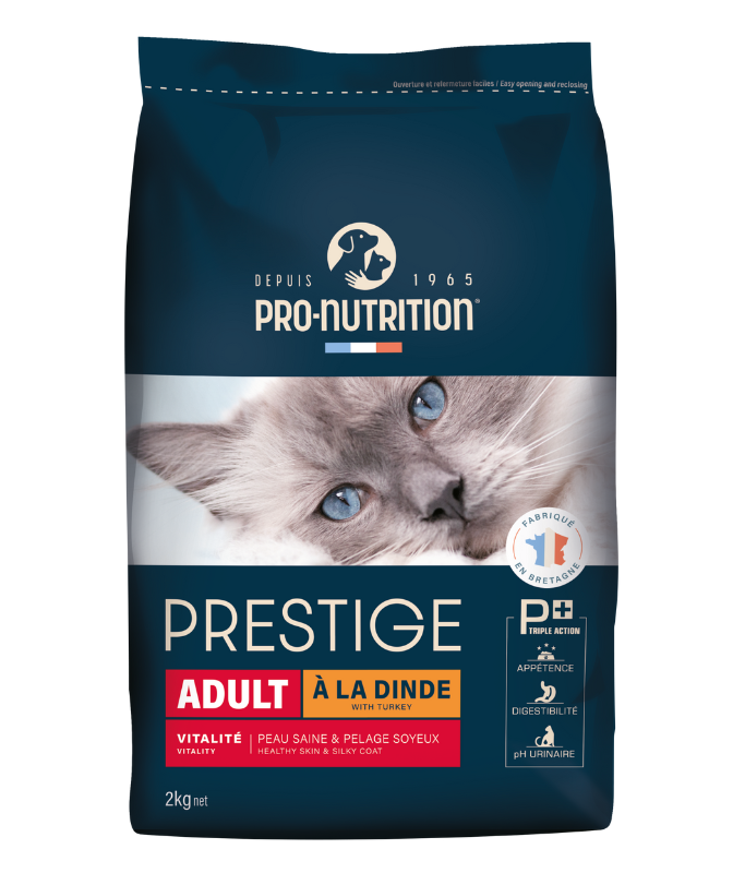 Pro Nutrition Prestige Adult Turkey Cat Dry Food 2Kg