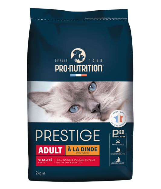 Pro Nutrition Prestige Adult Turkey Cat Dry Food 2Kg