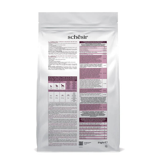 Schesir Dog Dry Food Adult Maintenance Chicken 2KG