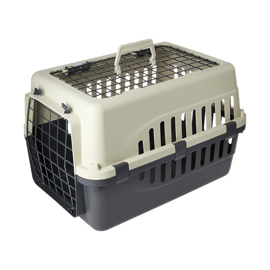 Pet Mode Plastic Pet Carrier – Top & Front Door 50x32x34.5cm Crate