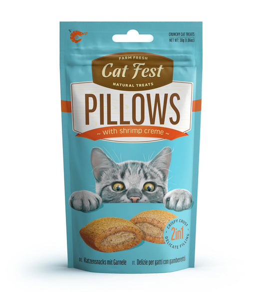 Cat Fest Pillows with Shrimp Cream – 30g Savory Cat Treats