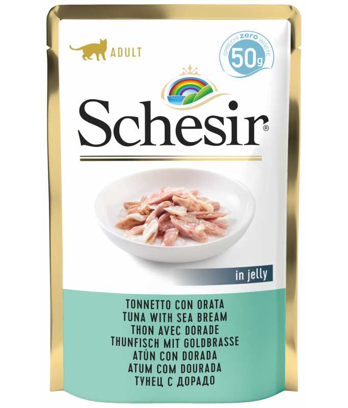 Schesir Cat Wet food Tuna with Seabream 50G