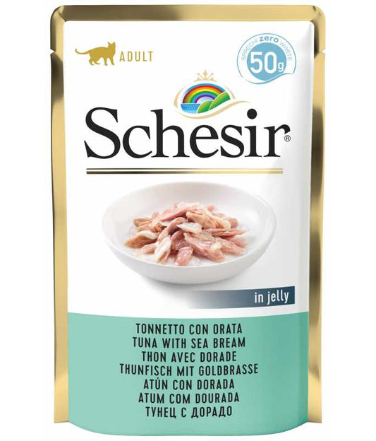 Schesir Cat Wet food Tuna with Seabream 50G