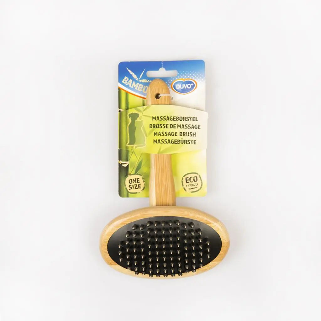 Duvo+ Bamboo Massage Brush – 19 x 12 cm