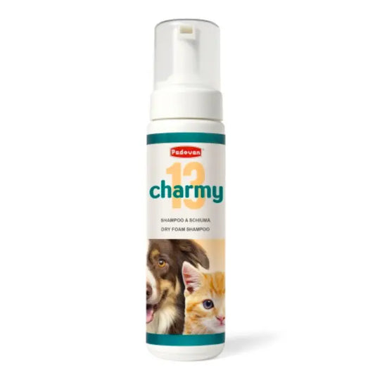 Padovan Charmy13 Dry Foam Pet Shampoo – 200ml Waterless Cleaner