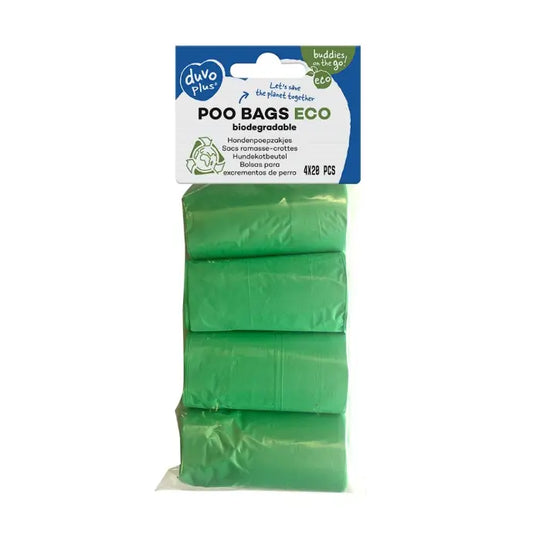 Duvo+ Dog Waste Bags – 4 packs of 20 pcs each