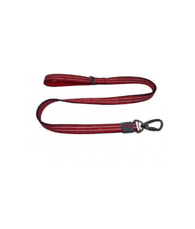 Doco Vario Reflective Thread Leash – Red, 4Ft, Small – Durable Dog Leash