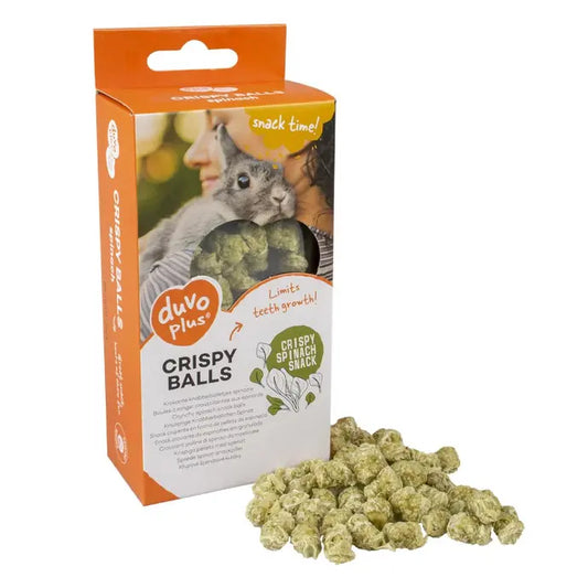 Duvo+ Crispy Chew Balls Spinach Flavor – 50g Green Treats