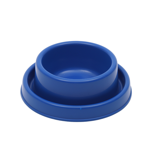 Pet Mode Plastic Dog Bowl ‚650ml Blue Durable Feeder Bowl