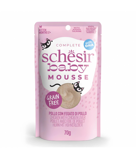 Schesir Baby Kitten Mousse Chicken & Liver Wet food 70G