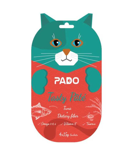 Pado Cat Wet Sachets – Tuna & Dietary Fiber 4x15g