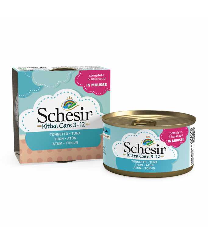 Schesir Kitten Mousse Tuna Wet Food 85G