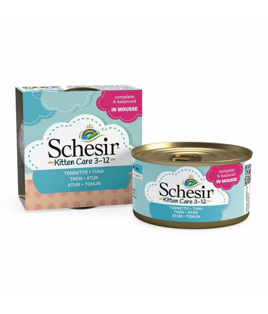 Schesir Kitten Mousse Tuna Wet Food 85G