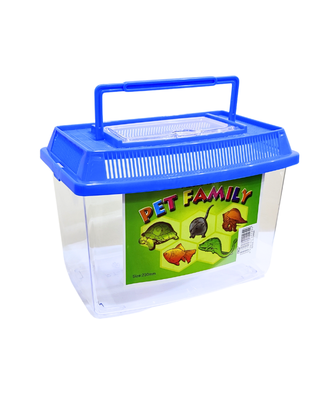 KW Zone Plastic Aquarium Tank – 23cm – Large Transparent Fish Tank