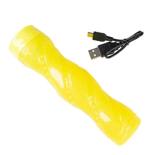 Duvo+ USB LED Play Stick Dog Toy – 17cm Yellow