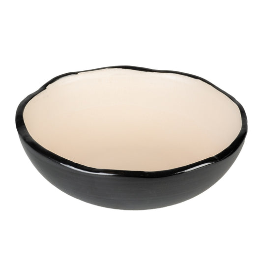 Duvo+ Feeding Bowl Stone Organic S – 200ml Black/White