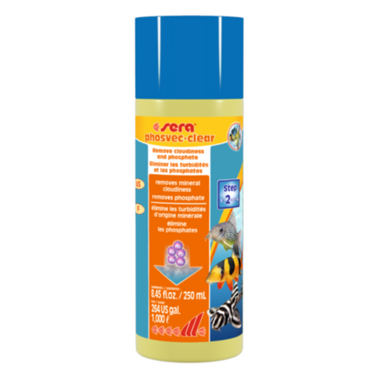 Sera Phosvec Clear 250ML – Advanced Aquarium Phosphate Control