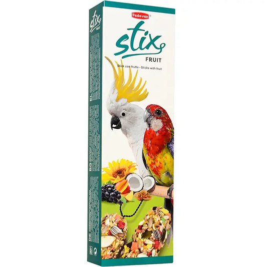 Padovan Stix Treat for Parrots – 150g Nutritious Snack Stick