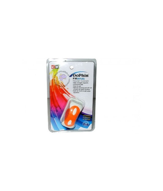 KW Zone Dophin Floating Magnetic Aquarium Glass Cleaner – Size S (No Blade)
