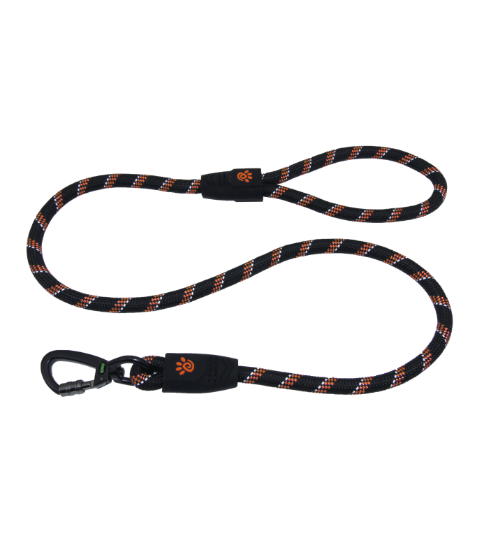 Doco 5Ft Reflective Rope Dog Leash – Safety Orange – Large