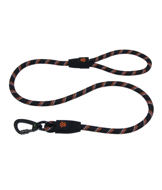Doco 5Ft Reflective Rope Dog Leash – Safety Orange – Large