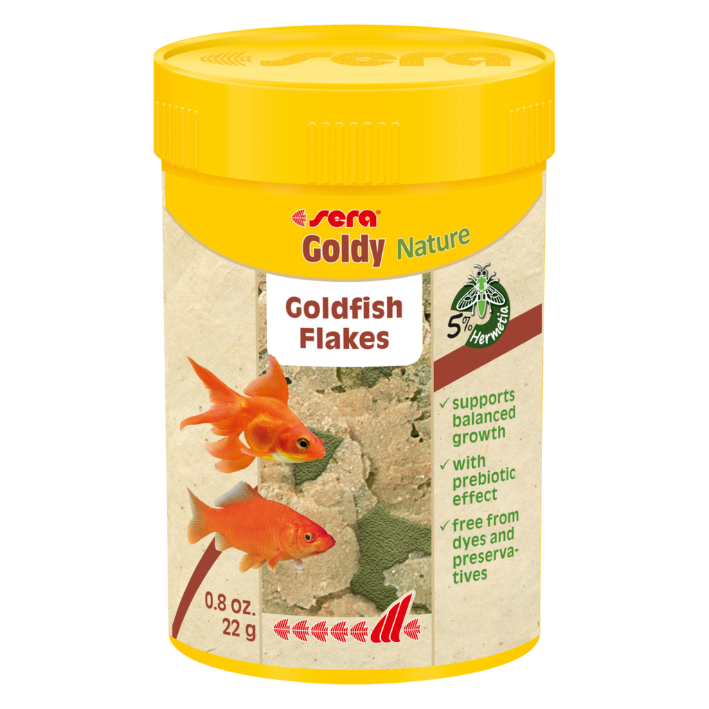 Sera Goldy Nature Fish Food 100ML – Natural Goldfish Flakes