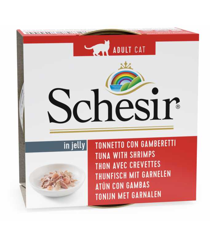 Schesir Cat Wet Food – Tuna & Shrimps