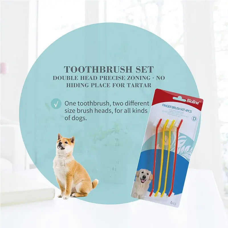 Bioline Toothbrush Set 4Pcs[Weight - 300g, Count - 4]