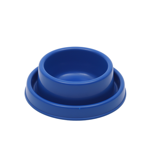 Pet Mode Plastic Dog Bowl ‚400ml Blue Anti-Slip Feeder