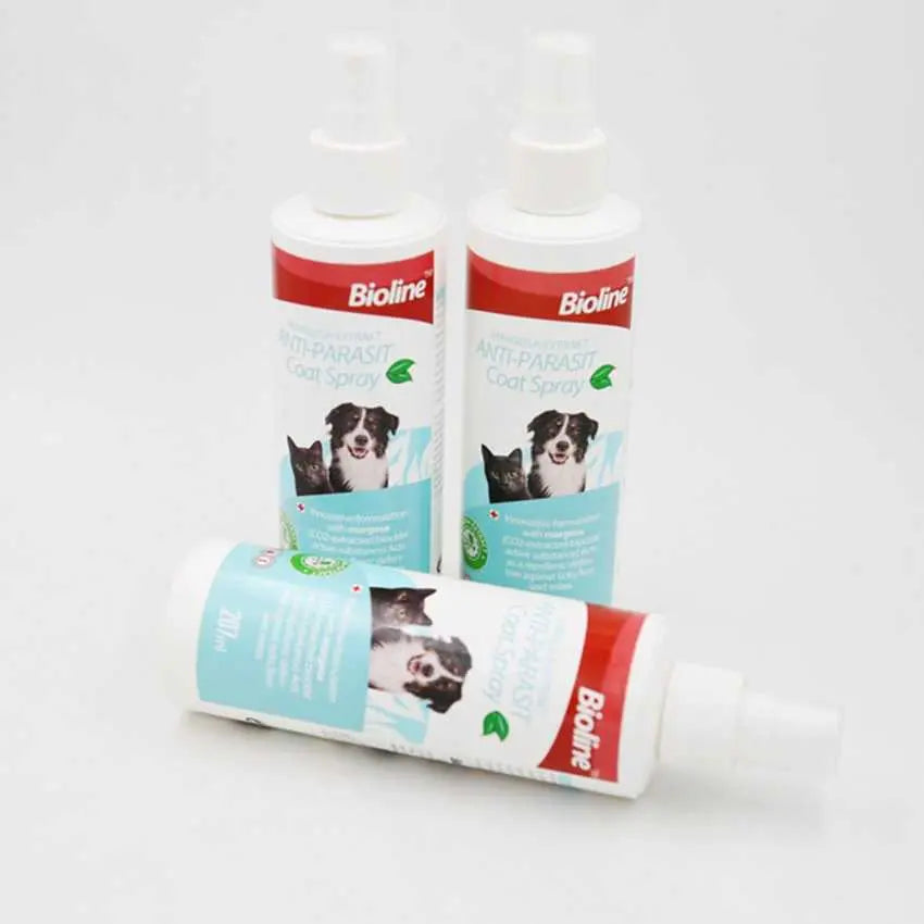 Bioline Anti-Flea & Tick Spray for Pets 207ml Margosa Scent