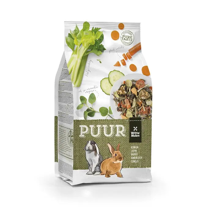 Witte Molen Puur Rabbit Food – 2Kg High-Fiber Formula