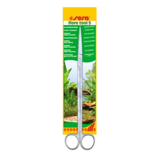 Sera Flore Tool S Scissor 26CM – Curved Scissors for Aquascaping