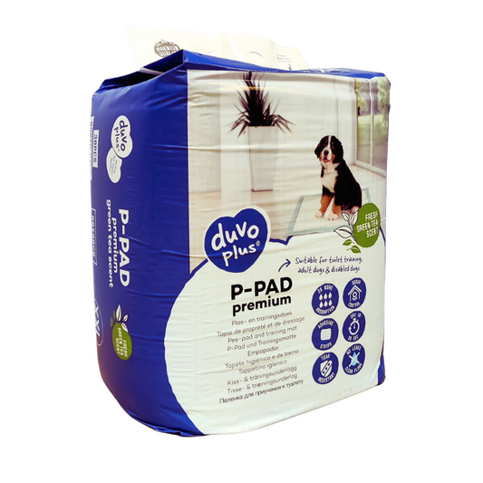 Duvo+ Pet Pads Premium XXL – 60x90cm, Green Tea Scent, 30pcs